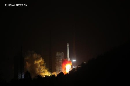 Пуск ракеты. Фотография агентства "Синьхуа"