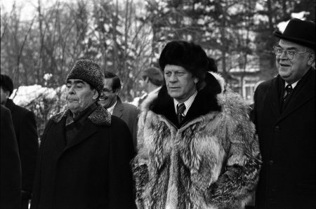 Встреча  во  Владивостоке президента США Д.Форда с  Генсеком  КПСС  Л.И. Брежневым