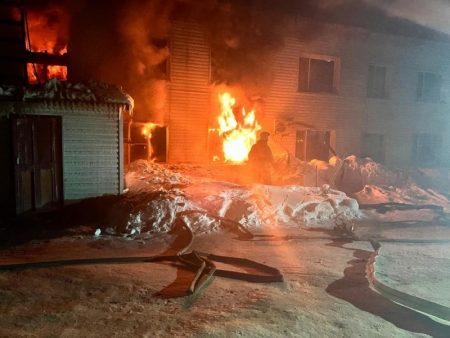 Пожар в гостинице в Хабаровском крае локализовали