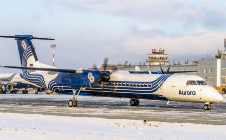 Авиалайнер из Южно-Сахалинска 1  марта  прилетает во Владивосток  с  задержкой