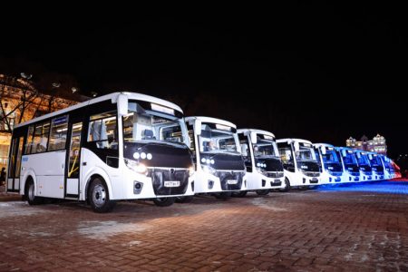 В Амурскую область поступило 25 новых маршрутных автобусов